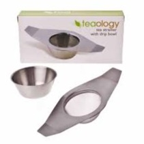 S/S Tea Strainer W/Drip Bowl